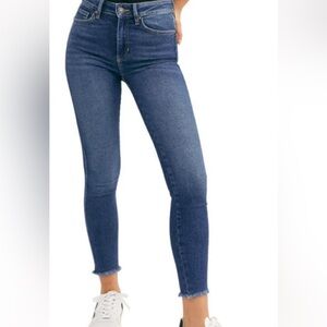 We The Free High Rise Blue Jeans